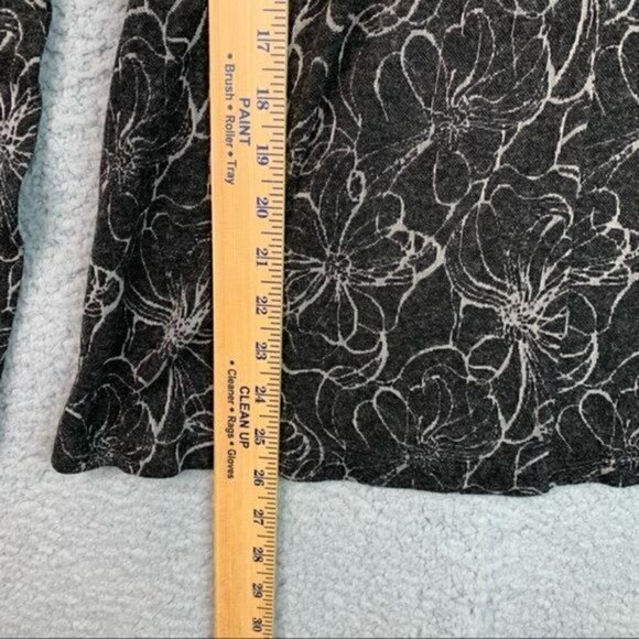 Royal Robbins Belle Rosa Twist Neck Grey White  Shirt Women's large - Picture 5 of 10